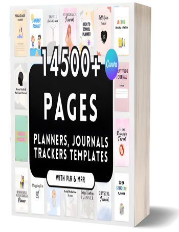 14,500+ Page PLR Canva Template Mega Bundle | 200