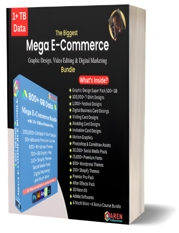 The Biggest E-Commerce Digital Toolkit: Graphic Design, Video Editing & Marketing Bundle