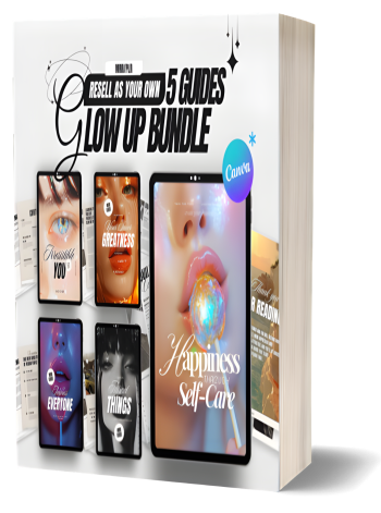 5 Ready-to-Sell Personal Growth PLR Guides | MRR Glow Up Bundle for Passive Income — Get Instant Access & Start Earning Today!